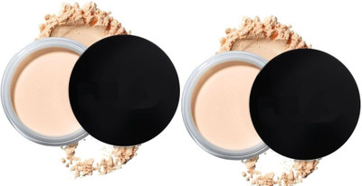 Jiwoo New Waterproof Oil-control Mattifying Powder  Compact(Beige, 20 ml)