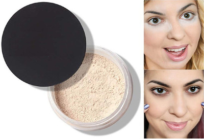 USBK makeup setting long lasting smooth fine loose powder Compac Compact(LIGHT, 30 g)