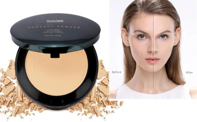 GULGLOW99 Face Powder Oil-control 24 Hours Long Lasting Waterproof Matte Face Compact(natural, 43.4 g)