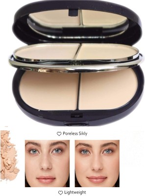 YAWI 5 in 1 multishade regular compact with puff applicator Compact(MULTI COLOR, 38 g)