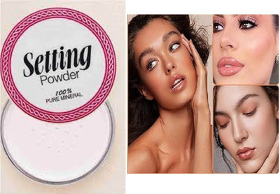 EVERERIN Setting Loose White Powder Long-lasting Coverage Reduces Shine, Compact(white, 10 g)