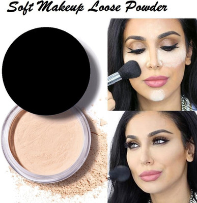 Amaryllis High Definition Natural Translucent Matte Coverage Loose Powder Compact(IVORY, 15 g)