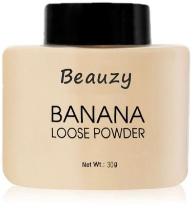 Beauzy Banana Loose Powder |Make Up Setting Powder |Provides Long-lasting Coverage Compact(BEIGE, 30 g)
