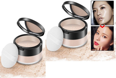 MYEONG Oil Control Compact Powder Combo Of two Compact(Beige, 20 g)