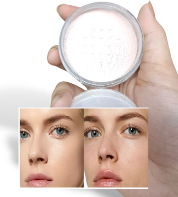 MYEONG Setting Loose Ultra Fine Setting Powder For Face Makeup Compact(Light Ivory, 15 g)