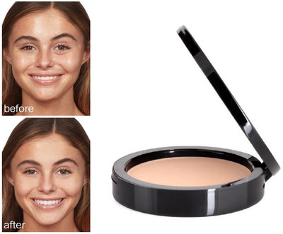 FELICECHIARA Matte Finish Light Shade Face Powder  Compact(True BEIGE, 15 g)