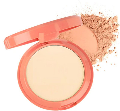 BLUSHIS Powder Cake Matte 2 In 1 Compact Powder Compact(Vanilla Beige, 9 g)