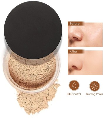 MYEONG Shine-Free Matte Finishing Powder Compact(Ivory Beige, 12 g)