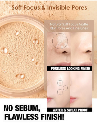 Herrlich FLAWLESS COVERAGE & SETTING MAKEUP POWDER MAKE UP Compact(BEIGE, 15 g)
