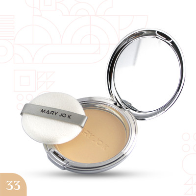 MARY JO K Prestige Pressed Powder Dark – Smooth & Lightweight Finish Compact(33, 10 g)