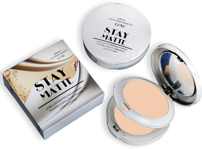 adbeni Imported Stay Matte Compact Powder | Long-Lasting, Matte Finish & Lightweight Compact(Shade-02, 20 g)