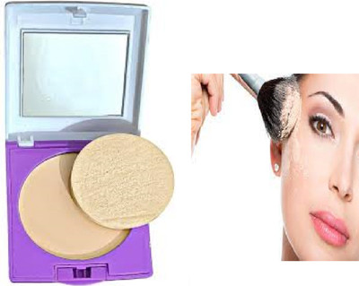 Luipui best matte finish compact powder for full face pack of 1 Compact(beige, 15 g)