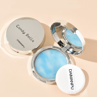 DAIMANPU Candybella Oil Control Compact Settting Jelly, Instantly Removes Facial Oil Compact(Transparent Blue Aqua, 3.5 g)