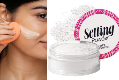 GULGLOW99 Translucent Powder For Face | Setting Loose Powder For Face Compact(WHITE, 10 g)