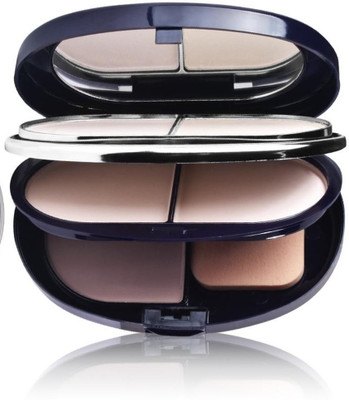 Emijun 5 In 1 Face Powder Oil Control Waterproof Compact Pressed Powder Compact(multi color, 38 g)