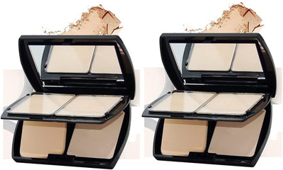 MYEONG Perfect Look & Long Wear Mattifying Compact Combo Compact(Beige, 38 g)