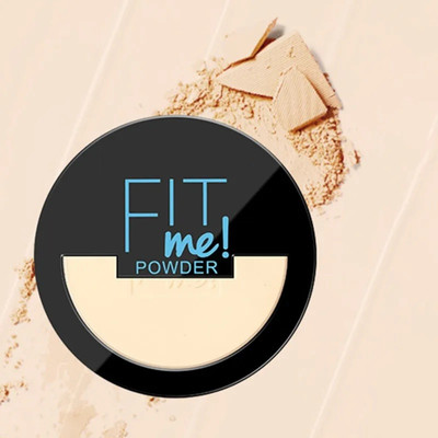 BLUEMERMAID l 2 in 1 Compact Powder Matte & Shimmer Finish Compact(Beige, 19 g)