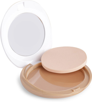 Cuffs N Lashes Perfect Finish Pressed Powder Compact with SPF 15, 09 Mocha Compact(Mocha, 16 g)