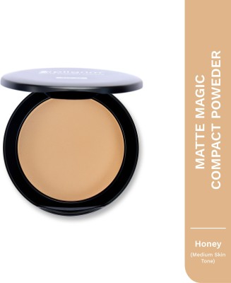 Pilgrim Matte Finish Compact Powder SPF 25 Absorbs Oil, Conceals & Gives Radiant Skin Compact(Honey-15, 7 g)