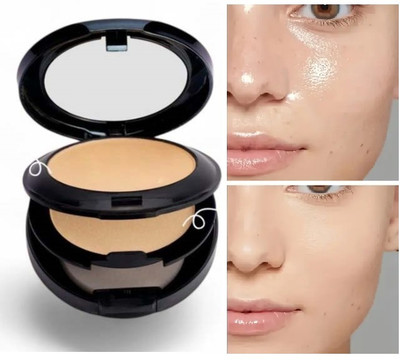 MYEONG Instant Glow Matte + Poreless Oil Control Correction Compact Powder Compact(Multi Shades, 43.4 g)