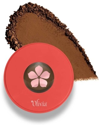 Olivia Waterproof Pan Cake Oil Control Full Coverage Compact - 929 Spiced Cocoa Compact(929 Spiced Cocoa, 30 g)