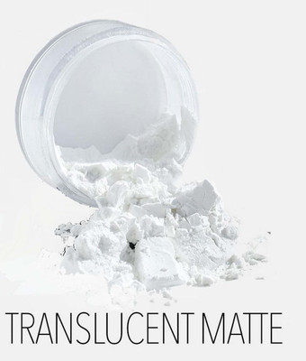 THTC Matte Finish Setting Loose Powder White Compact(White, 10 g)