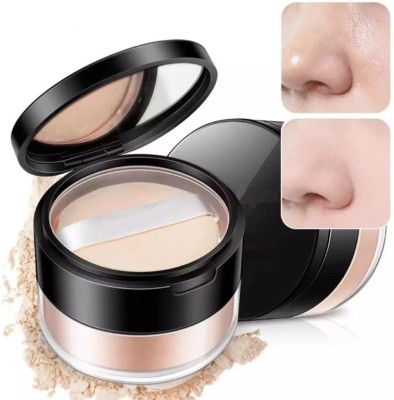 BLUEMERMAID Loose Powder Finishing Powder Face Powder Oil Control Compact(BEIGE, 15 g)