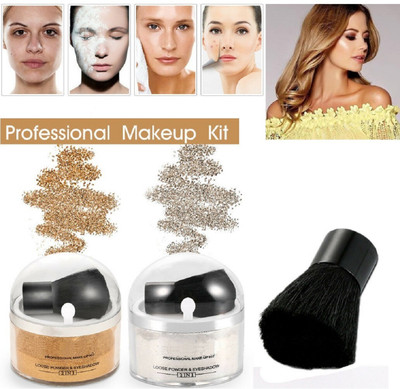 GFSU - GO FOR SOMETHING UNIQUE Shimmer Powder Best  Highlighter(Gold, Silver)