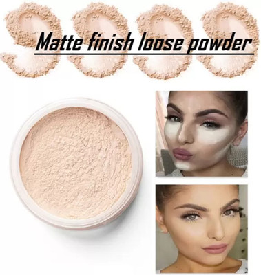 Jiwoo High Definition Loose Powder Soft Focus Natural Translucent Matte Coverage Compact(BEIGE, 12 g)