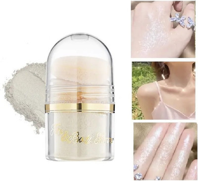 GABBU Perfect Quality face and Body Shimmer ( Highlighter / Glitter )(White)