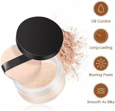 Vyomiris NATURAL HIGH COVERAGE LOOSE POWDER BEST FOR MAKEUP SETTING POWDER Compact(BEIGE, 15 g)