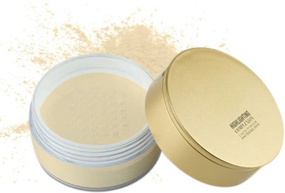 Yuency 2 In 1 Highlighting Complexion Loose Powder Compact(Banana, 22 g)