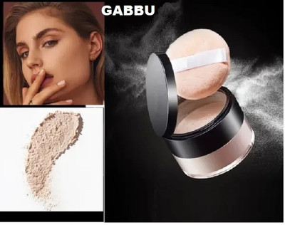 GABBU Powder For Skin Brightening & Oil Control | Long Lasting & Velvety  Compact(beige, 15 g)