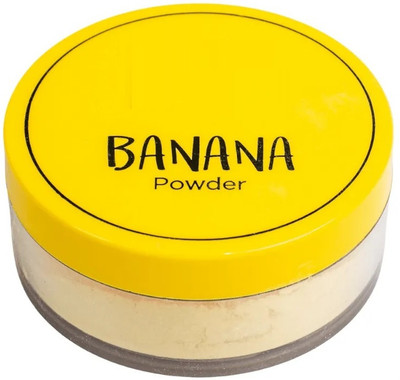 GABBU matte banana loose powder make up setting loose translucent Compact(beige, 20 g)