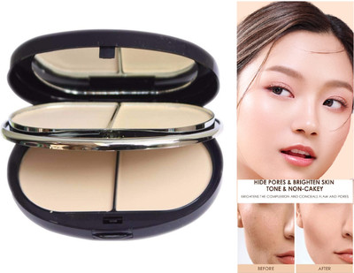 YAWI 5 in 1 Compact Long Lasting 24 Hrs. Perfect Skin Compact Mattifying Perfect Look Compact(MULTI COLOR, 38 g)
