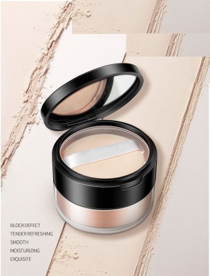 SEUNG PRETTY FACE LOOSE POWDER FOR FACE MAKEUP SWEAT PROOF MATTE FINISH Compact(NATURAL, 15 g)