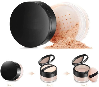 Neycare Make Up Fixing Loose Powder, Setting Powder Matte & Poreless Finish Compact(Beige, 10 g)