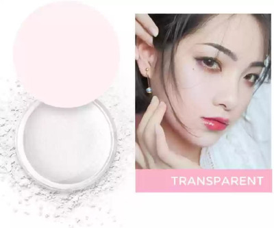 AFARAXIA White loose compact powder matte loose powder makeup setting powder// Compact(white, 10 g)