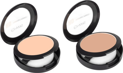 MARS HD Oil Control Compact Powder BROWN & COCOA Compact(Shade-04+06, 16 g)