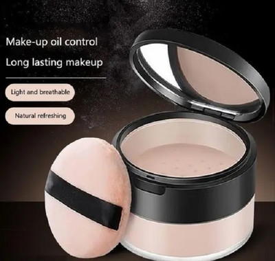EVERERIN Translucent Matte Setting Powder, Pressed Face Powder, Even Complexion Compact(IVORY, 10 g)