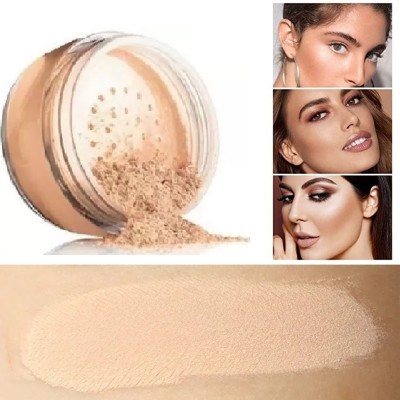 Aylily silky smooth finish Trend Setting Ultra Fine Matte Loose Powder Compact(Light Beige, 15 g)