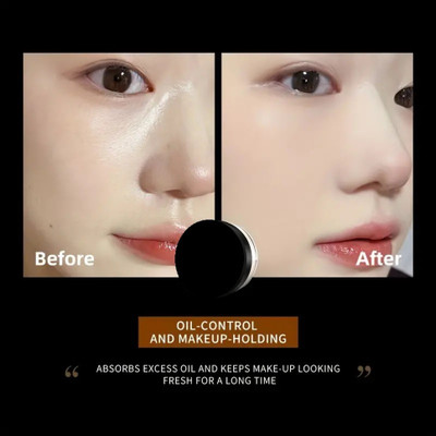 GABBU Face Makeup Matte Face Powder Long Lasting Flawless Face Setting Powder Compact(Natural, 15 g)