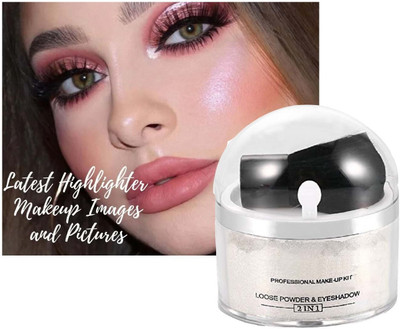 REIMICHI Best Illuminator Shimmer Shiny Silver Highlight Make For Professional Look(SILVER)