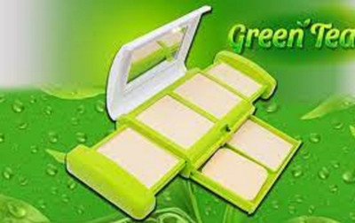 Luipui best green tea shading compact powder 5 in 1 Compact(beige, 50 g)