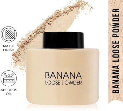 DARYUE Banana Loose Powder |Make Up Setting Powder |Provides Long-lasting Coverage | Compact(Beige, 25 g)