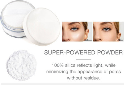 JANOST Perfect All Set To Go Translucent Powder  Compact(WHITE, 20 g)