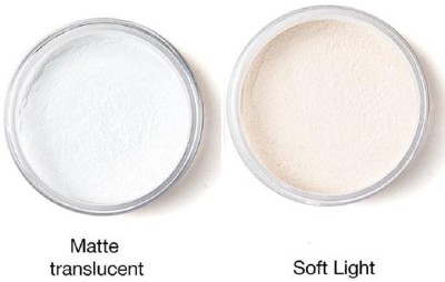 JANOST Glow Mattifying Loose Powder 2 Shades Compact(MATTE TRANSLUCENT, SOFT LIGHT, 40 g)