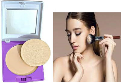 Luipui long lasting matte compact powder pack of 1 Compact(beige, 15 g)