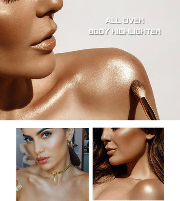 REIMICHI Best Illuminater Glow and Brighten Golden Shimmer For Professional Look Highlighter(GOLDEN)