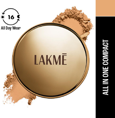 Lakmé 9 to 5 Matte Powder Foundation Compact(Rose Silk, 9 g)
